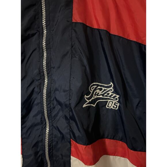 vintage y2k fubu red white blue zip up windbreaker mens size XL - Picture 4 of 6